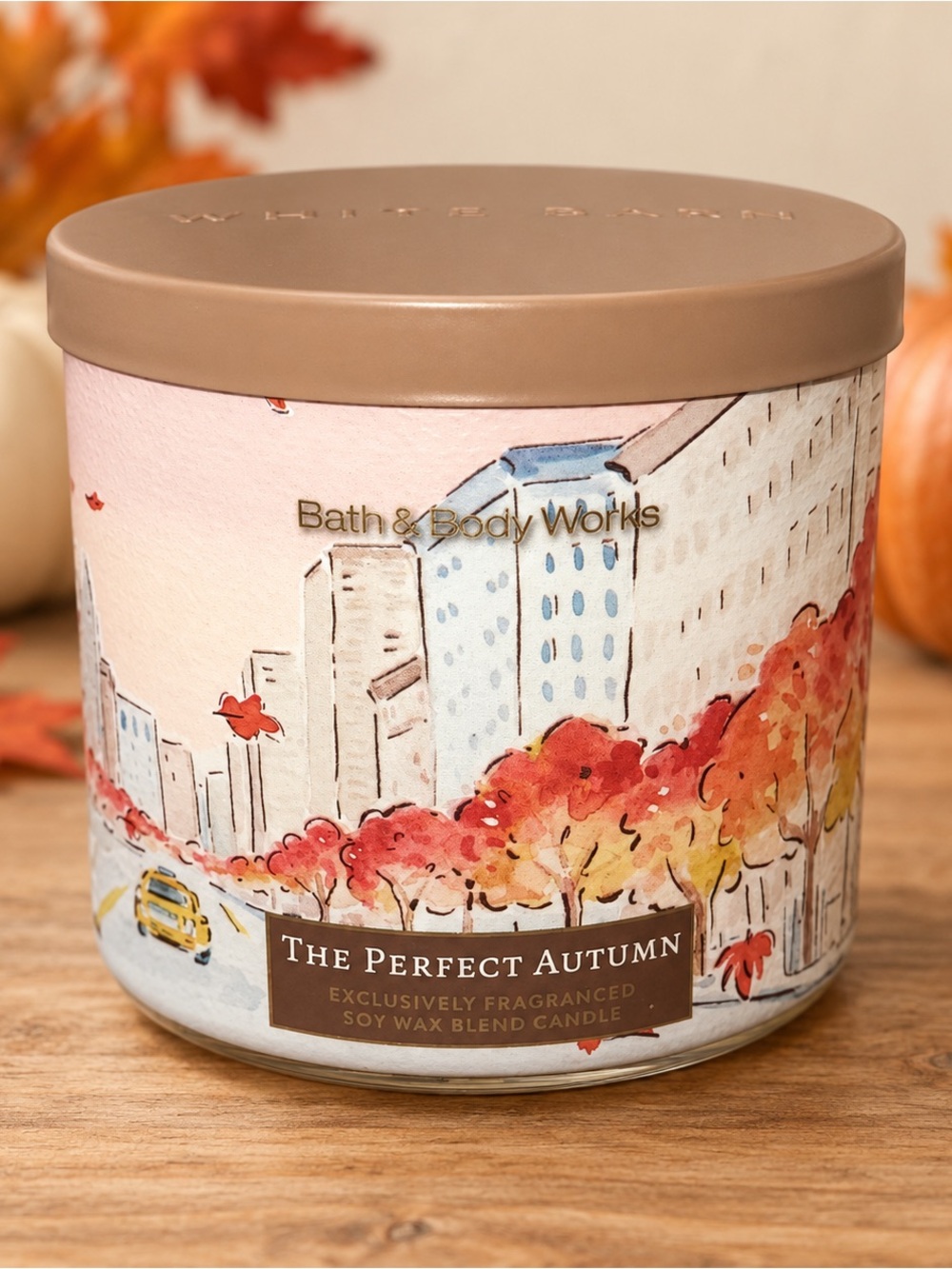 Bath & Body Works The Perfect Autumn 3-Wick Candle 14.5 oz Fall